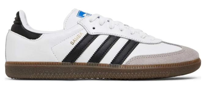 adidas Samba White Black Women's Sneakers