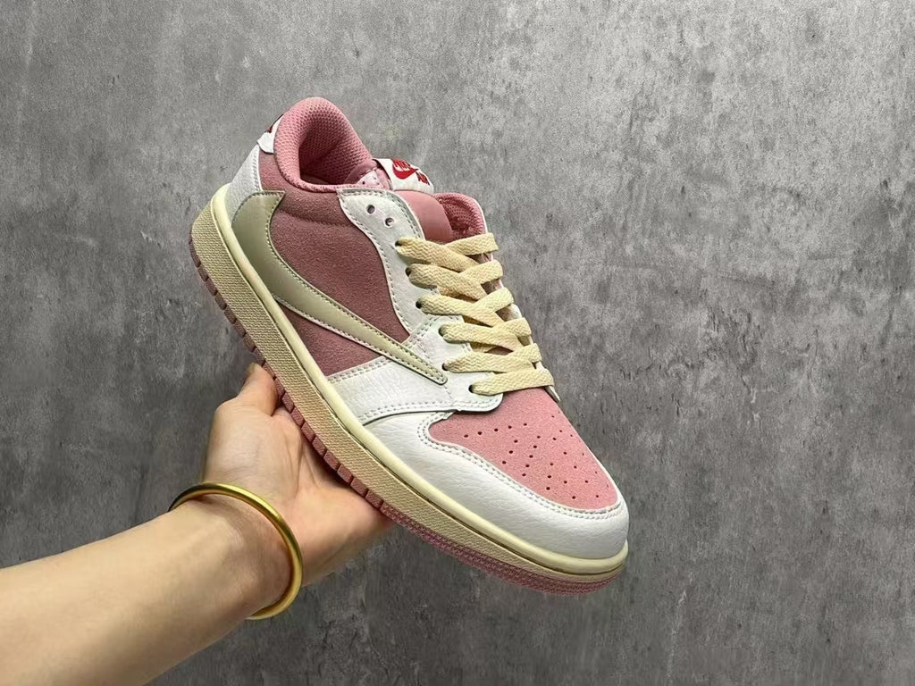 Travis Scott x Air Jordan 1 Low OG Pink & Sail (Copy)
