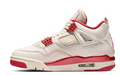 Air Jordan 4 Retro Women's Sneakers | Cream & Red