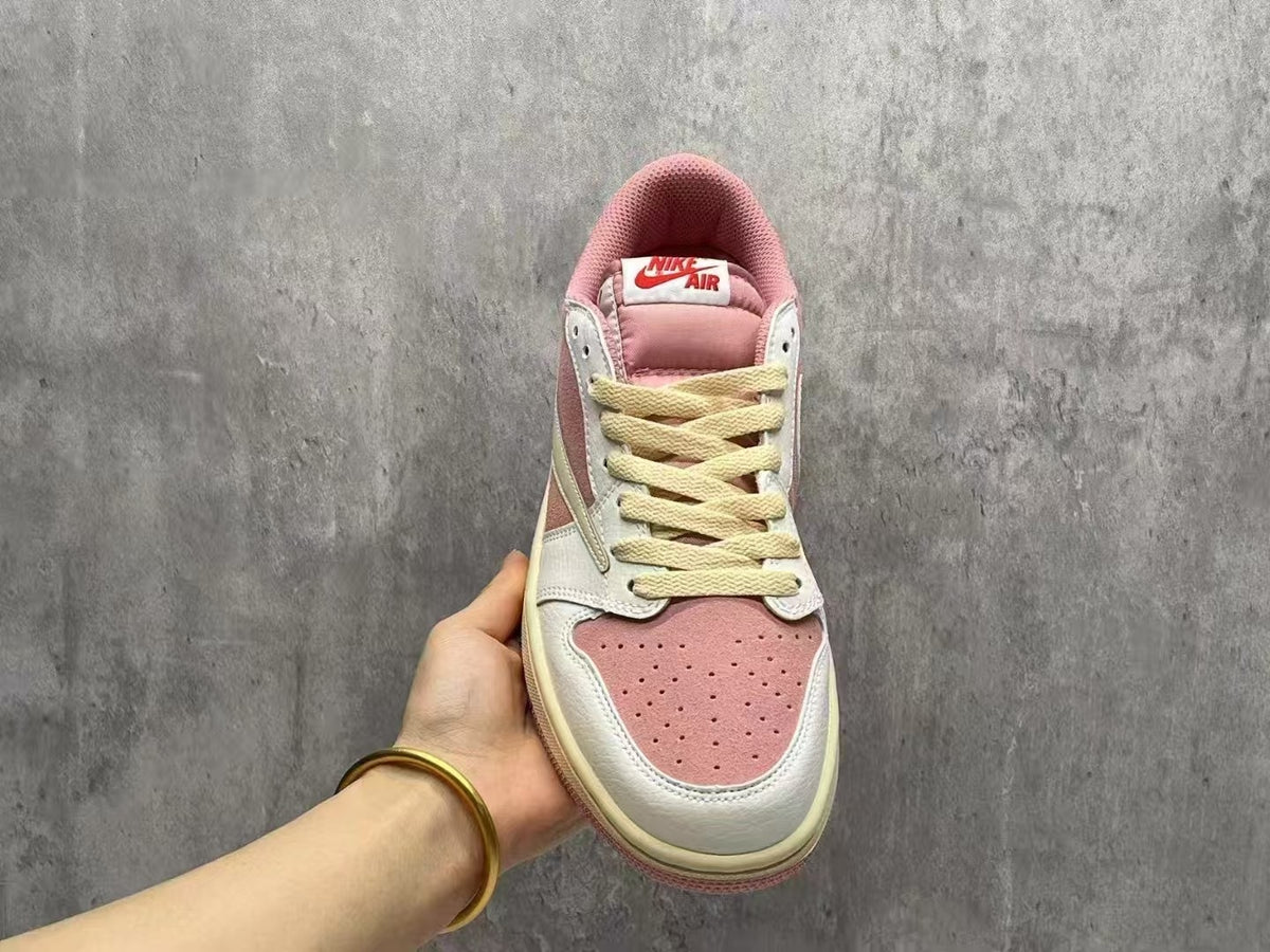 Travis Scott x Air Jordan 1 Low OG Pink & Sail (Copy)