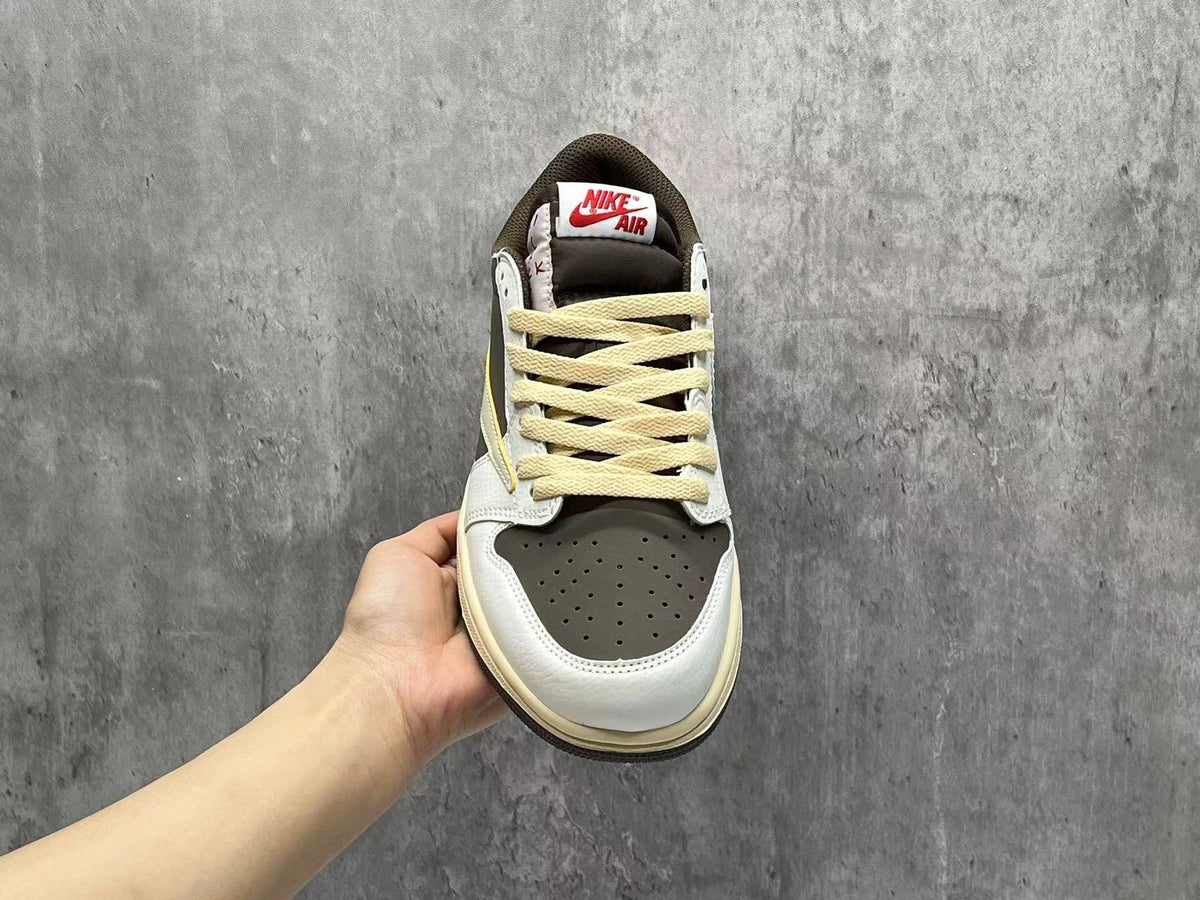 Travis Scott x Air Jordan 1 Low OG White & Brown