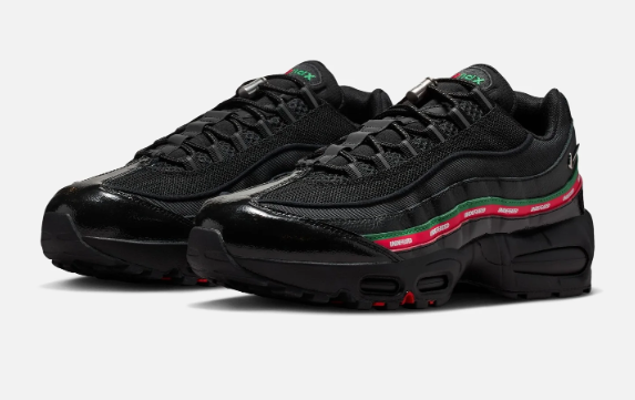 UNDEFEATED x Nike Air Max 95 SP | Black & Metallic Silver