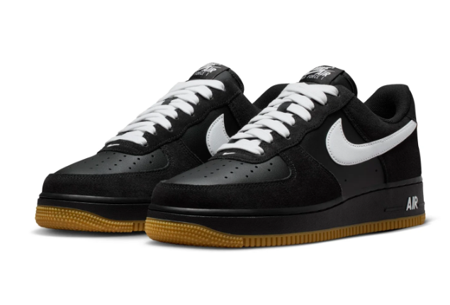 Nike Air Force 1 Low '07 LV8 Men's Sneakers – Black/White/Gum