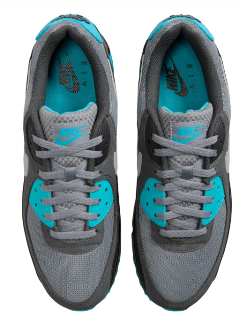 Nike Air Max 90 Sneakers – Cool Grey, Dusty Cactus & Black