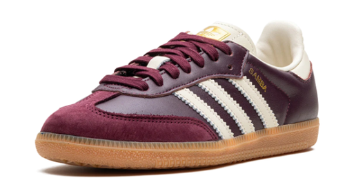 adidas Samba OG Women's Sneakers | Maroon & Cream White