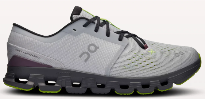 On Cloud X 4 Sneakers – Grey & Black | Clearance