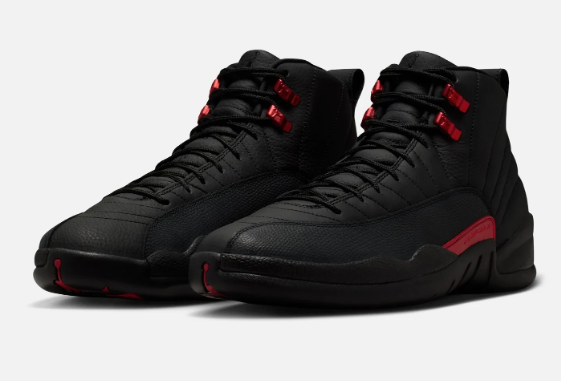 Air Jordan 12 Retro Sneakers - Black/Varsity Red