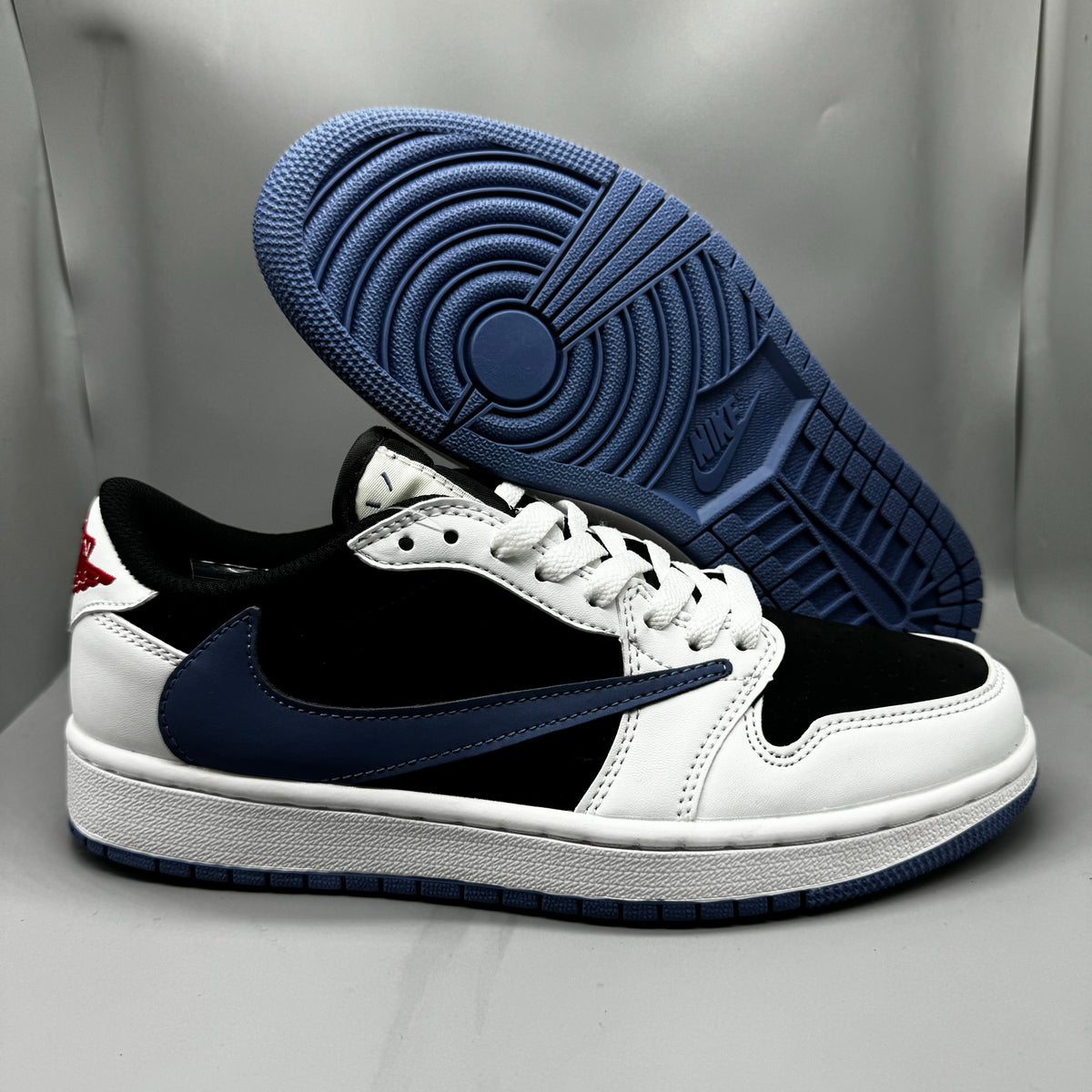 Travis Scott x Air Jordan 1 Low OG White Black & Blue