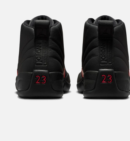 Air Jordan 12 Retro Sneakers - Black/Varsity Red