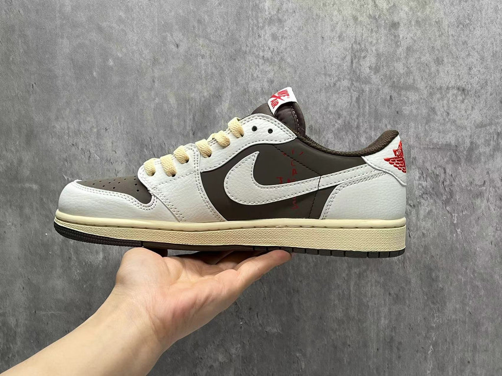 Travis Scott x Air Jordan 1 Low OG White & Brown