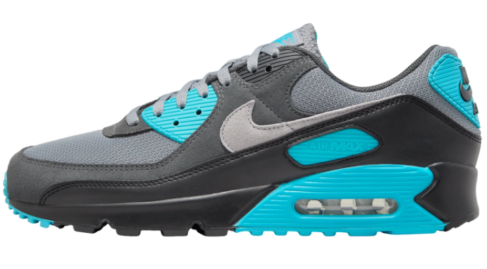 Nike Air Max 90 Sneakers – Cool Grey, Dusty Cactus & Black