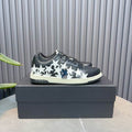AMIRI Black & White Star Low-Top Sneakers