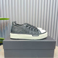 AMIRI Black Tonal Star Low-Top Sneakers with Cream Sole