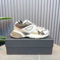 AMIRI White & Taupe Chunky Low-Top Sneakers