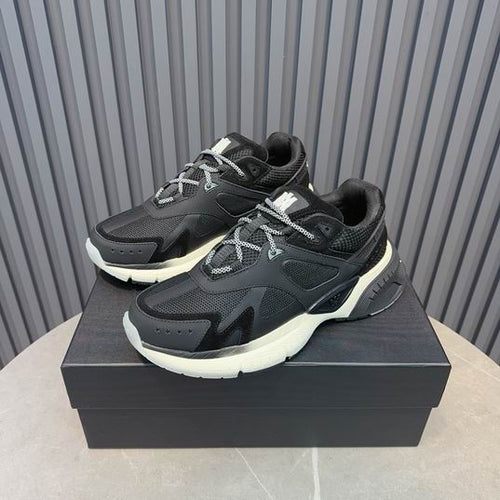 AMIRI Black & Grey Chunky Low-Top Sneakers