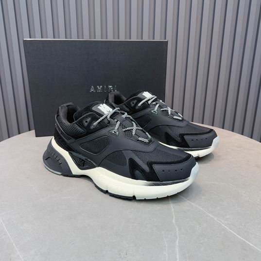 AMIRI Black & Grey Chunky Low-Top Sneakers