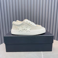 AMIRI Cream Low-Top Sneakers with Tonal Star Details