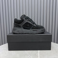 AMIRI Black Embellished Sneakers with Chunky Dark Sole