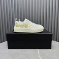 AMIRI White & Gold Star Low-Top Sneakers