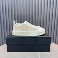 AMIRI Beige & White Star Low-Top Sneakers