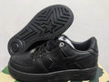 BAPE Triple Black Star Low-Top Sneakers