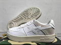 BAPE White & Light Grey Star Low-Top Sneakers
