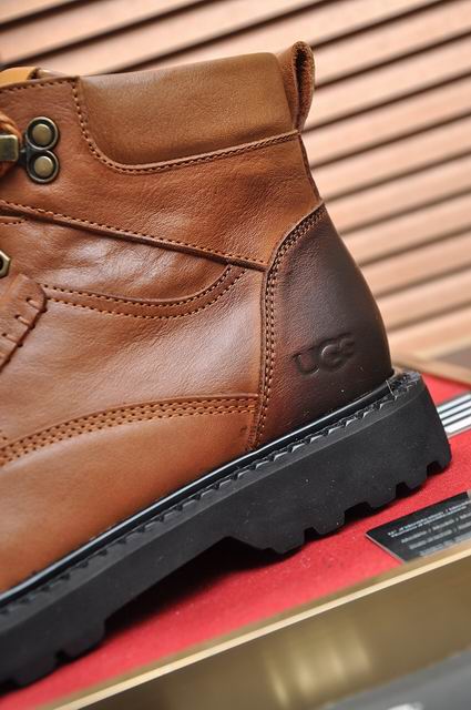 UGG Brown Lace-Up Ankle Boots