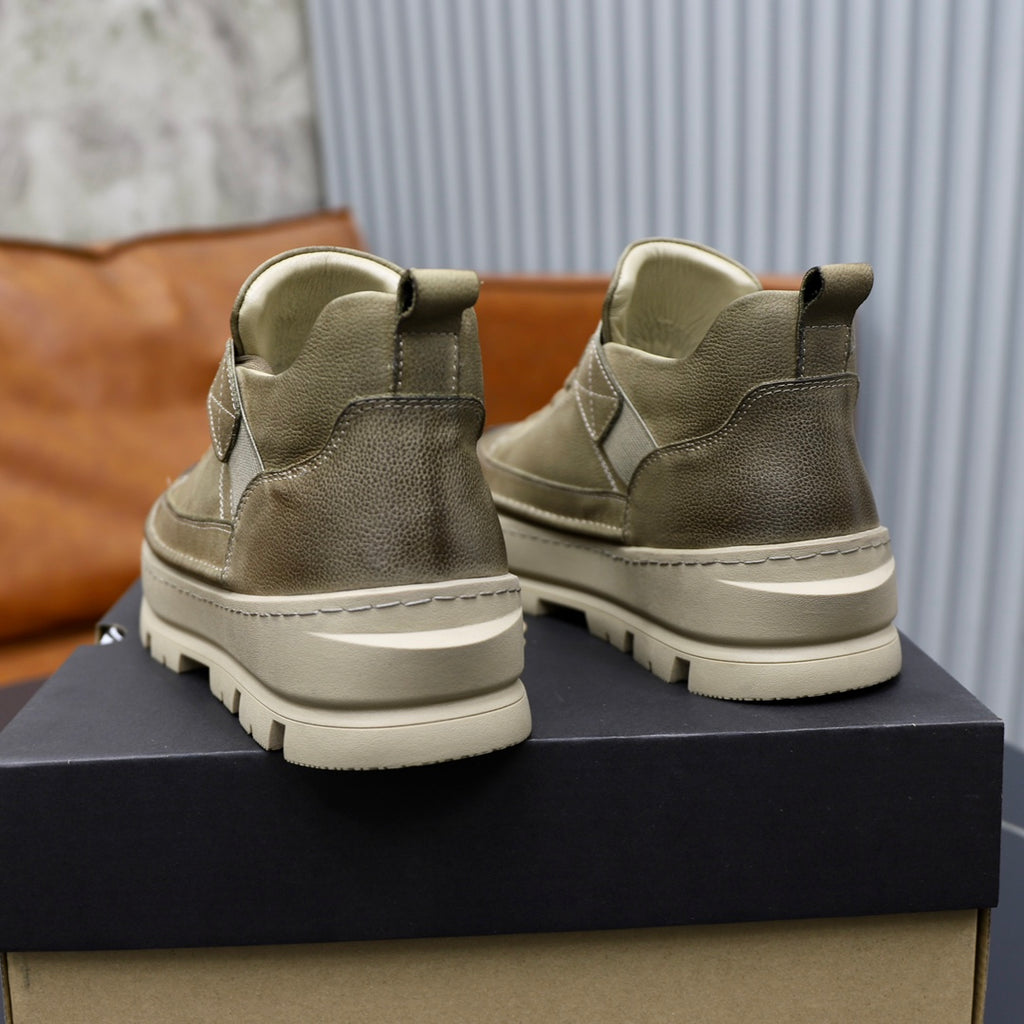 UGG Olive Lace-Up Platform Shoes