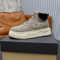 UGG Gray High-Top Sneakers with Marbled Cream Sole