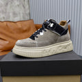 UGG Taupe High-Top Sneakers with Black Contrast Panels