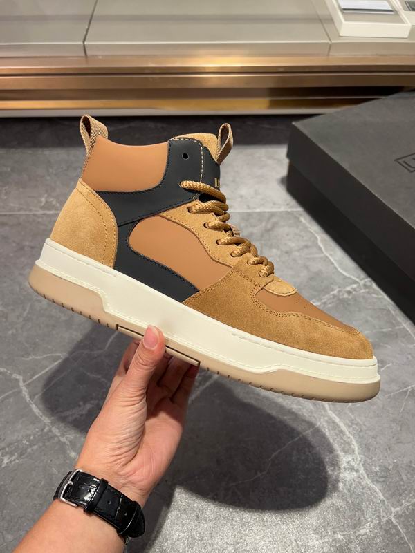 UGG Tan & Black High-Top Sneakers