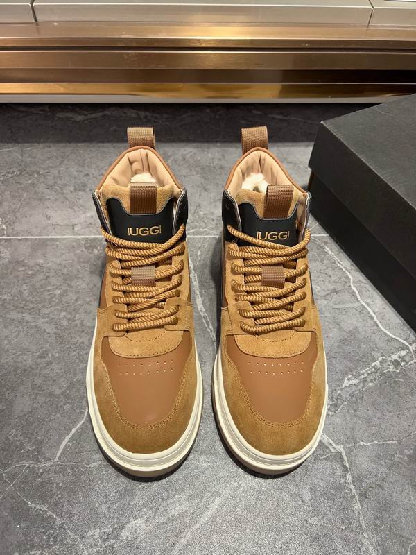 UGG Tan & Black High-Top Sneakers