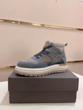 UGG Blue Grey & Taupe High-Top Chunky Sneakers