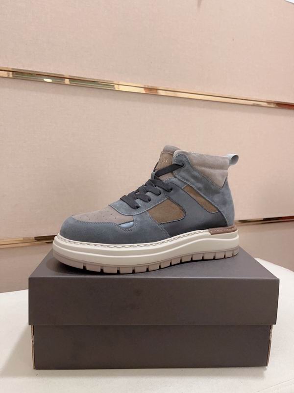 UGG Blue Grey & Taupe High-Top Chunky Sneakers