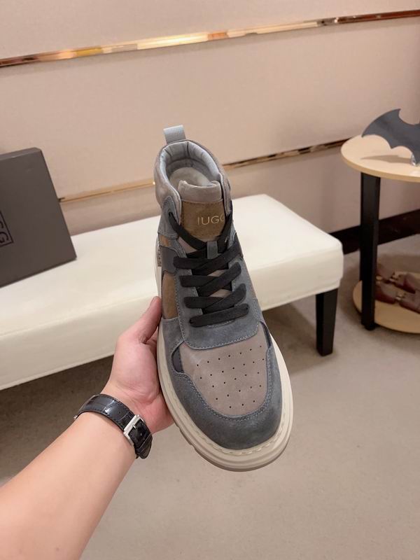 UGG Blue Grey & Taupe High-Top Chunky Sneakers