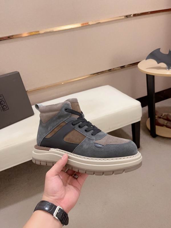 UGG Blue Grey & Taupe High-Top Chunky Sneakers