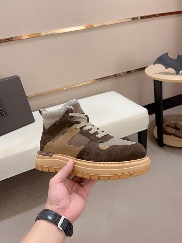 UGG Brown & Khaki High-Top Chunky Sneakers