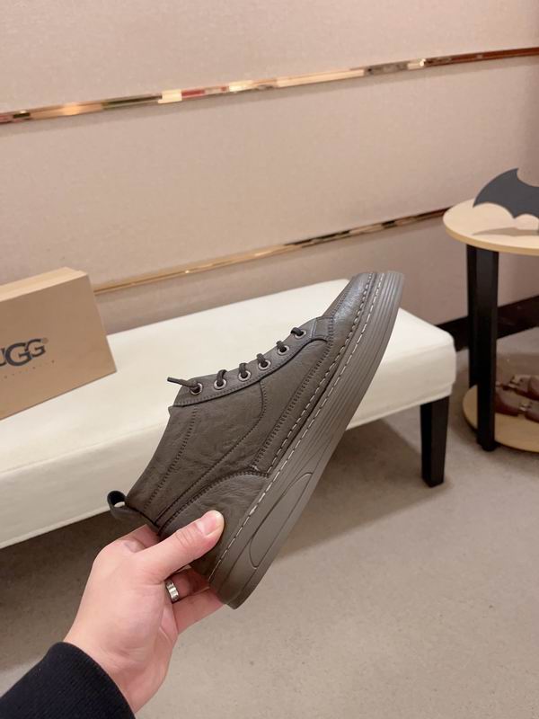 UGG Dark Olive High-Top Zip Sneakers