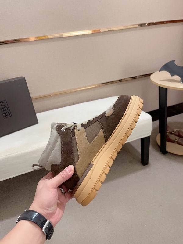 UGG Brown & Khaki High-Top Chunky Sneakers