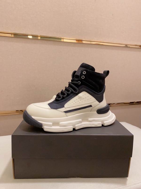 UGG Cream & Black High-Top Chunky Sneakers