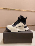 UGG Cream & Black High-Top Chunky Sneakers