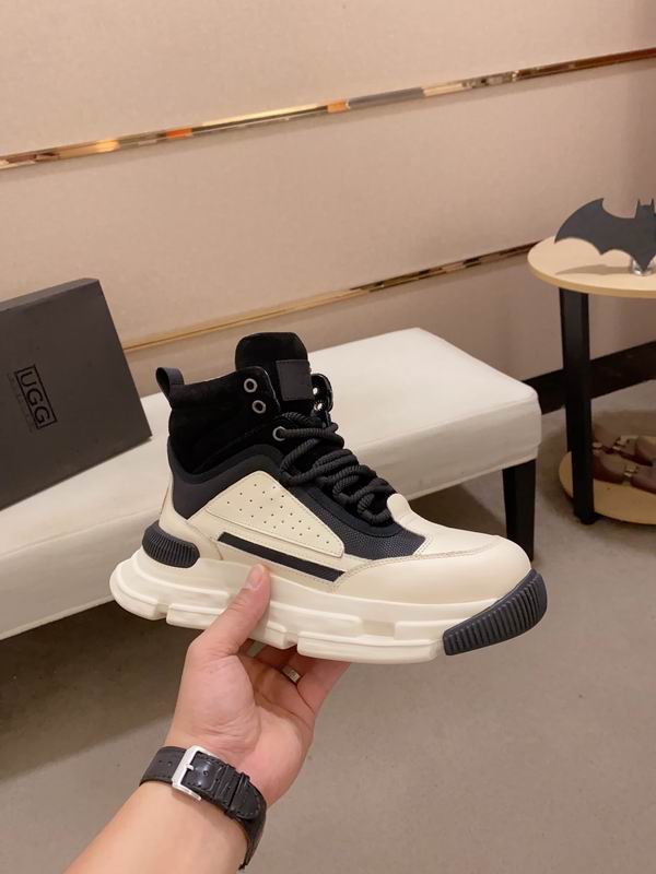 UGG Cream & Black High-Top Chunky Sneakers