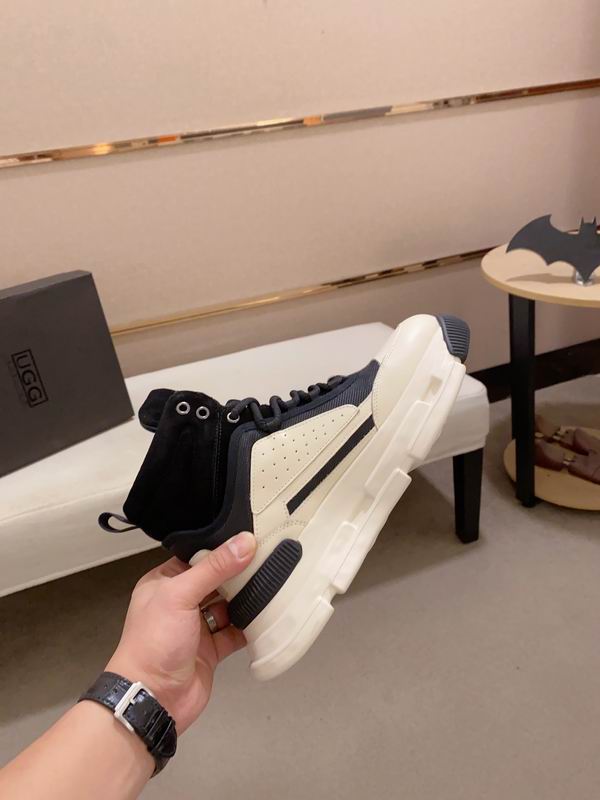 UGG Cream & Black High-Top Chunky Sneakers