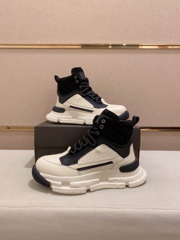 UGG Cream & Black High-Top Chunky Sneakers
