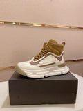 UGG Cream & Tan High-Top Chunky Sneakers