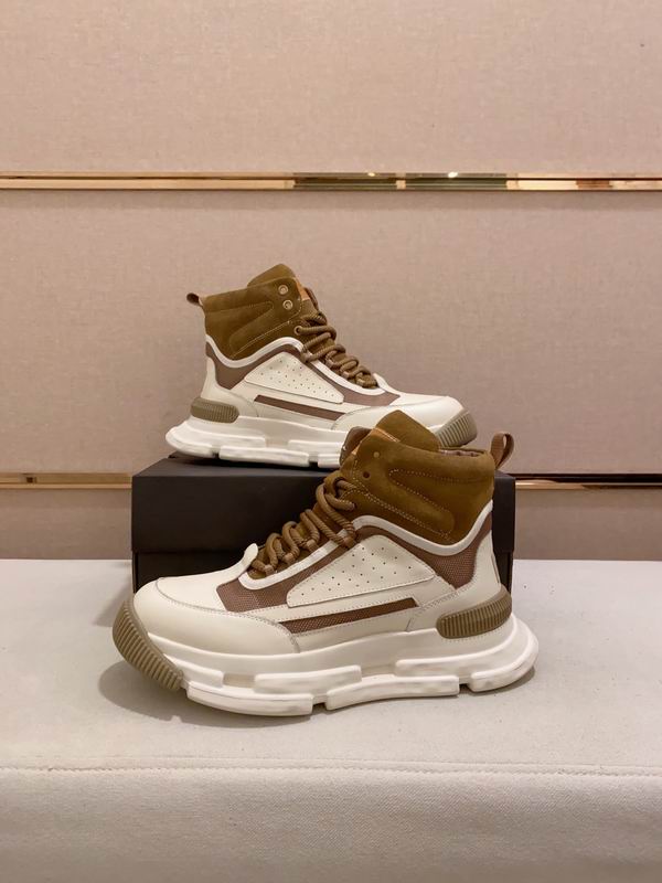 UGG Cream & Tan High-Top Chunky Sneakers