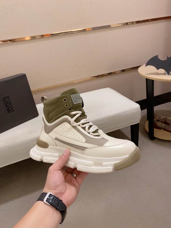 UGG Cream & Olive High-Top Chunky Sneakers