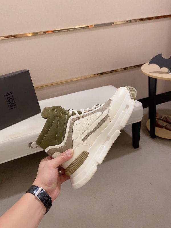 UGG Cream & Olive High-Top Chunky Sneakers