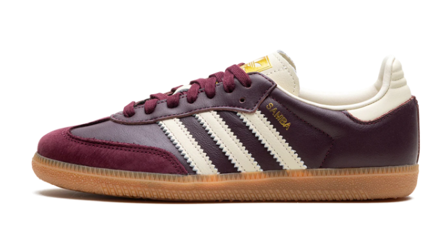 adidas Samba OG Women's Sneakers | Maroon & Cream White