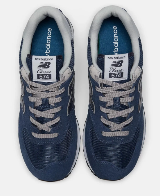 New Balance 574 Core Sneakers – Navy & Grey